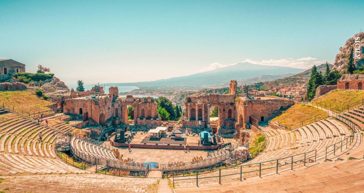 Greek Theater - Sea View Apartment Taormina Luaran gambar